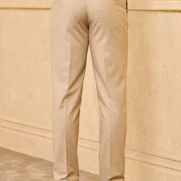 Tasva Men Regular Fit Mid-Rise Trousers image 5