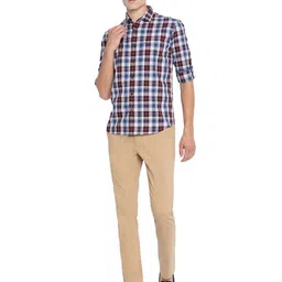 Basics Men Tapered Fit Mid Rise Cotton Trouser image 5