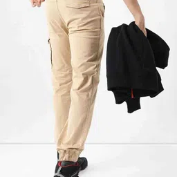 Wildcraft Men Relaxed Mid Rise Cargo Joggers image 2