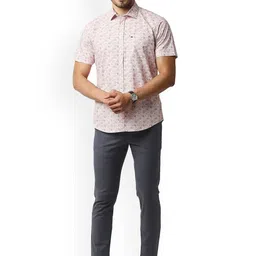 Basics Men Slim Fit Mid-Rise Cotton Regular Trousers image 3