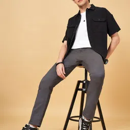 YU by Pantaloons Men Cotton Regular Trousers image 4