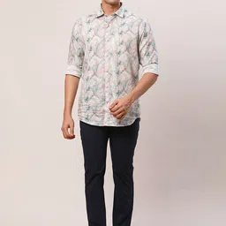 Raymond Men Slim Fit Mid-Rise Easy Wash Regular Trousers image 2