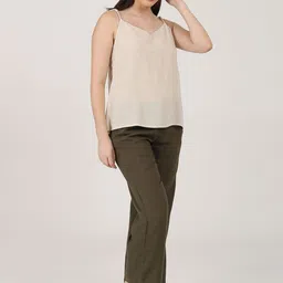 Saltpetre Women Relaxed Straight Fit Parallel Trousers image 3