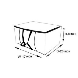 Stylista Brown & Black Water Resistant Blanket Storage Organisers image 2