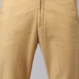 Cantabil Men Khaki Chinos Cotton Trousers image 4