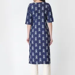 7Threads Pack Of 2 Ethnic Motif Printed Kurta With Trousers image 5