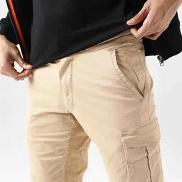 Wildcraft Men Relaxed Mid Rise Cargo Joggers image 4