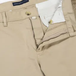 Thomas Scott Men Smart Slim Fit Mid-Rise Easy Wash Chinos Trousers image 2