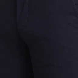 Park Avenue Men Blue Slim Fit Formal Trouser image 4