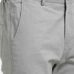 NEVER NEUD Men Relaxed Lazy Linen Utility Cargos Trousers image 4