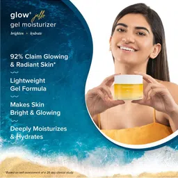 Aqualogica Glow+ Jello Non Sticky Moisturiser With Vitamin C & Papaya - 50g image 2