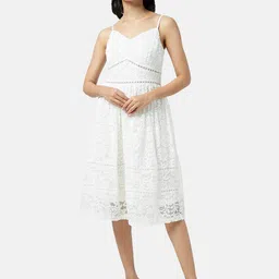 Honey by Pantaloons Self Design Fit & Flare Midi Dress-picture-37