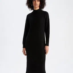 DeFacto Women Ribbed Acrylic Longline Pullover-picture-38