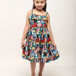 Biglilpeople Girls Abstract Print Fit & Flare Dress-picture-21