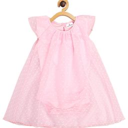 Creative Kids Self Design Layered Cap Sleeves A-Line Dress-picture-33