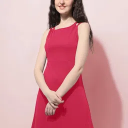 Oomph! Sleeveless Fit & Flare Dress-picture-39