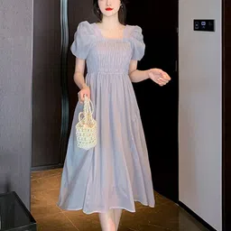 LULU & SKY Round Neck Fit & Flare Dress-picture-31