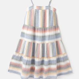 United Colors of Benetton Girls Striped A-Line Cotton Dress-picture-12