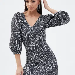 Harpa Printed Sheath Mini Dress-picture-25