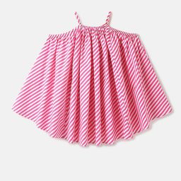 United Colors of Benetton Striped Cotton A-Line Dress-picture-6