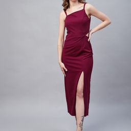 RARE Shoulder Straps Cut-Outs Sheath Dress-picture-27