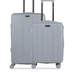 Nasher Miles Set Of 2 Auroville Textured Hard-Sided Trolley Suitcases-picture-30