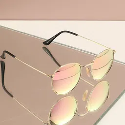 HAUTE SAUCE by Campus Sutra Women Oval Sunglass with Polarized Lens image 1