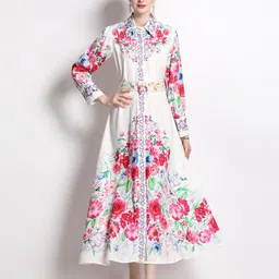 JC Collection Floral Print Maxi Dress image 4