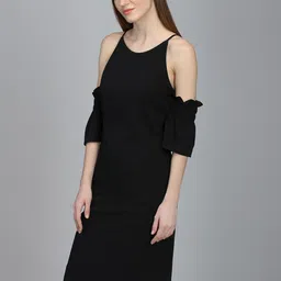 DODO & MOA Cold-Shoulder Sleeves Sheath Dress image 2