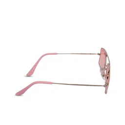 Duke Unisex Pink Lens & Brown Other Sunglasses with UV Protected Lens DUKE-A20069-C6 image 5