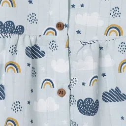 The Boo Boo Club Girls Print Sustainable Organic Cotton Fit & Flare Dress image 3