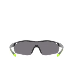 UNDER ARMOUR Men Green & Silver-Toned Shield Sunglasses image 5