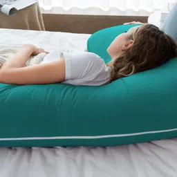 texlux Microfibre Solid Pregnancy Pillow Pack of 1 image 4