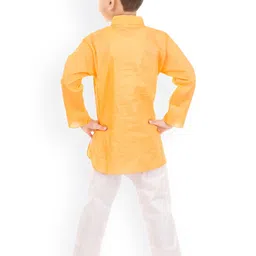 BAESD Boys Mandarin Collar Pure Cotton Regular Kurta with Pyjamas image 3