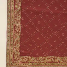 Khushal K Ethnic Motifs Printed Mandarin Collar Kurta with Trousers & Dupatta image 2