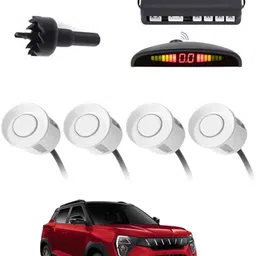 peeps store Universal 4 White Reverse Parking Sensor-PS25B377 Universal 4 White Reverse Parking Sensor-PS25B377 Parking Sensor-picture-16