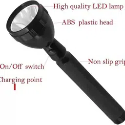 bloomify SUPER Bright High Power LED Torch Flashlight 8 hrs Torch Emergency Light image 3