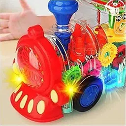 mega star Concept Musical and 3D Lights Kids Transparent Car, Toy for 2-5 Year Kids (3D Musical & Light Engine) image 3