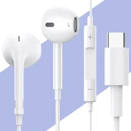 parandivvv Type C Handsfree with Mic for V29 Pro/V27 Pro/V27 4G/Y56/U3x/Y100[33VI] Wired Headset image 1