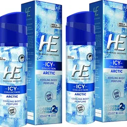 he Icy Collection Cooling Body Perfume for Men, 120ml (Pack of 2) Perfume Body Spray - For Men-picture-27