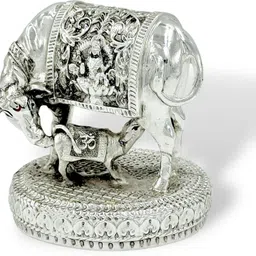 rudraansh Gaay Bachda Cow and Calf for Vastu Decorative Showpiece - 6.5 cm-picture-18