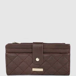 Caprese Women Geometric Textured Two Fold Wallet-image-36