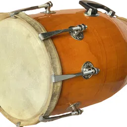 gt manufacturers Yellow18KM Nut & Bolts Dholak image 4