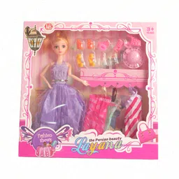 rosefair Princess Doll Toys Pretend Play Girls Toys Doll Playset with Foldable Hands image 1