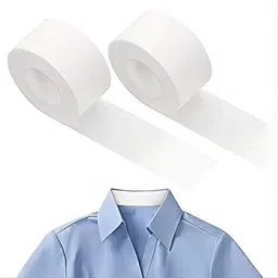 2 ROLL Disposable Collar Protector Shirt Neck Liner Invisible Sweat Pads-image-3