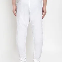 pintrest Men White Solid Churidar Pyjamas Men Pyjama image 2