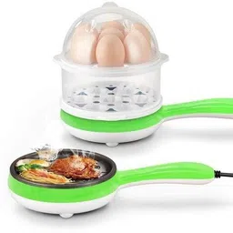 prl traders 2 In 1 Double Layer Electric Non Stick Mini Egg Frying Pan Boiler. 2 In 1 Double Layer Electric Non Stick Mini Egg Egg Cooker-picture-22