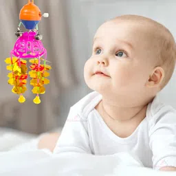 primefair Jhoomer Merry Go Round Hanging Toy for Baby with Rattles Soothing Sound for Kids image 3