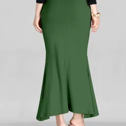 ALYNE BEIGE-COMBO-FISHTAIL-GREEN-BEIGE Lycra Blend Petticoat image 2