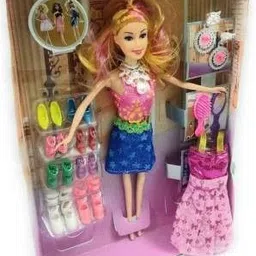 looknlvesports r703 GIRL DOLL PLAYSET WITH DRESS, EARINGS, SHOES, MIRROR-picture-14
